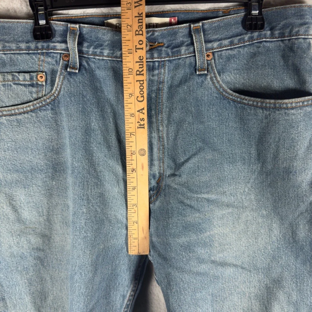Vintage Levis‎ 505 Regular Fit Distressed Denim Cut Off Shorts Blue Mens 38 2003